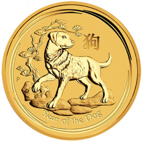 Lunar II Hund 2018 Gold 2 oz