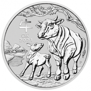 Lunar III Ochse 2021 Silber 1 kg