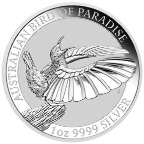 Victoria Paradiesvogel Australien 2018 Silber 1 oz