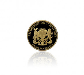 Tchad - Bull Bear Gold 1/4 oz 2023