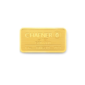 Goldbarren C. Hafner 1/4 oz