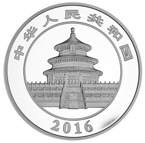 China Panda Silber 150 g 2016 PP