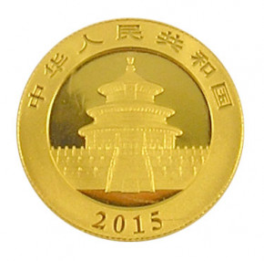 China Panda Gold 1/4 Unze 2015