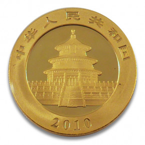 China Panda Gold 1 Unze 2010
