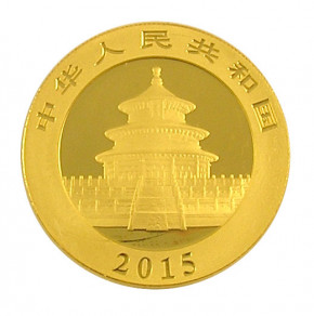 China Panda Gold 1 Unze 2015