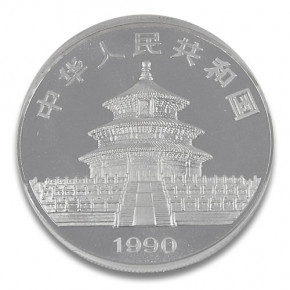 China Panda Silber 1 oz 1990