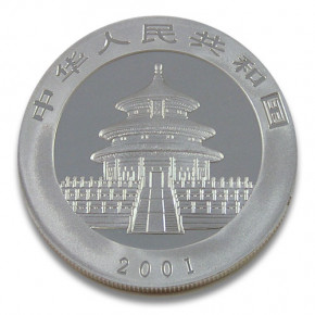 China Panda Silber 1 oz 2001