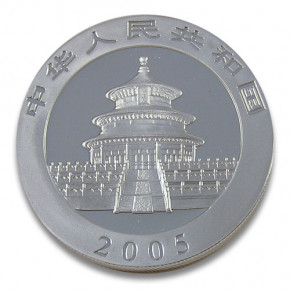 China Panda Silber 1 oz 2005