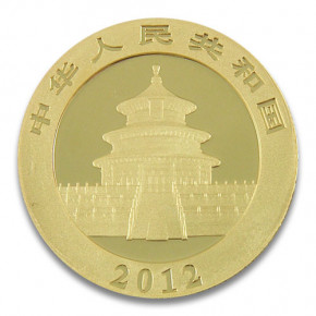 China Panda Gold 1/2 Unze 2012