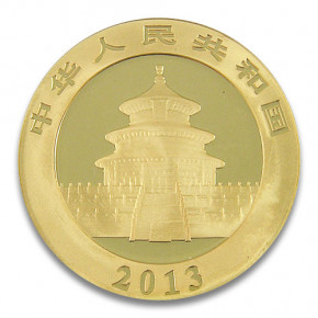 China Panda Gold 1/2 Unze 2013