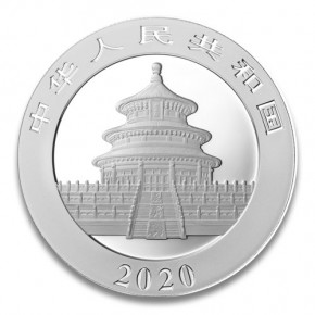China Panda Silber 30 g 2020