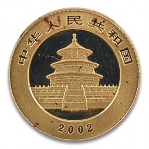 China Panda Gold 1/20 Unze 2002
