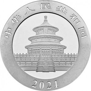 China Panda Silber 30 g 2021