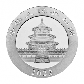 China Panda Silber 30 g 2022