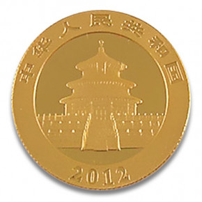China Panda Gold 1/4 Unze 2012