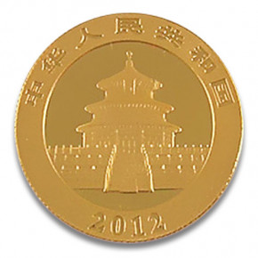 China Panda Gold 1/4 Unze 2012