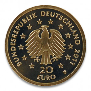 20 Euro Deutscher Wald - Buche 2011 Prägestätte D, F, G oder J 1/8 oz