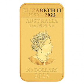 Dragon Rectangular Australien 2023 Gold 1 oz