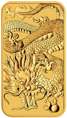 Dragon Rectangular Australien 2022 Gold 1 oz