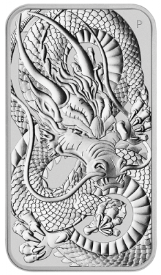 Dragon Rectangular Australien 2021 Silber 1 oz
