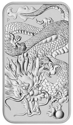 Dragon Rectangular Australien 2022 Silber 1 oz