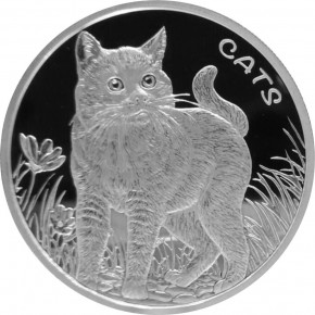 Fiji - Cats Silber 1 oz 2021