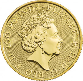Queens Beast Completer Coin Gold 1 oz 2021