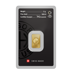 Goldbarren Argor-Heraeus neu 2 g