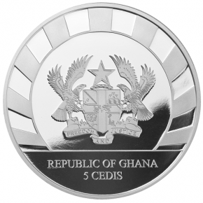 Ghana - Giganten der Eiszeit - Höhlenlöwe 1 oz Silber 2022