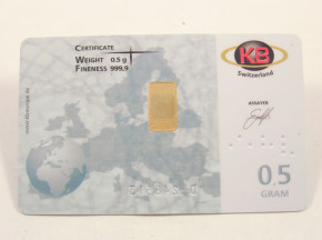 Goldbarren sonstige 0.5 g