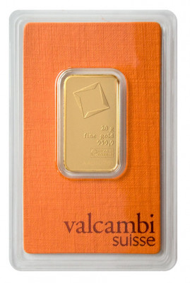 Goldbarren Valcambi 20 g