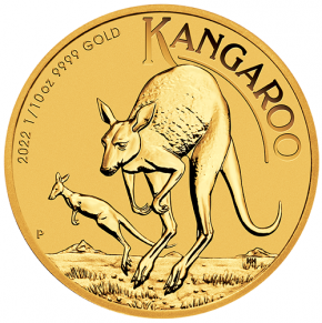 Känguru Australien 2022 Gold 1/10 oz