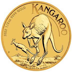 Känguru Australien 2022 Gold 1/2 oz