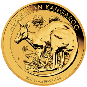 Känguru Australien 2021 Gold 1/2 oz