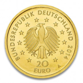 20 Euro Deutscher Wald - Kastanie 2014 Prägestätte D, F, G oder J 1/8 oz