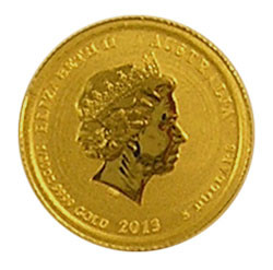 Lunar II Schlange 2013 Gold 1/20 oz