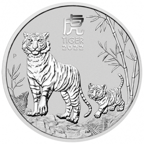 Lunar III Tiger 2022 Silber 1 kg