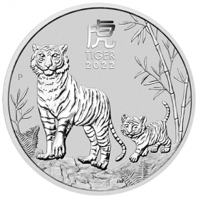 Lunar III Tiger 2022 Silber 1 oz