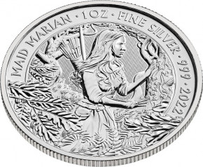 Myths and Legends Silber - Maid Marian - 1 oz 2022