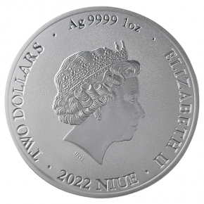 Niue - Crypto Coins Bitcoin Silber 1 oz 2022