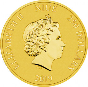 Niue - Lunar Schwein Gold 1 oz 2019