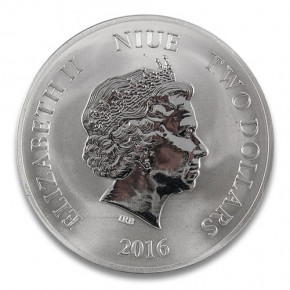 Niue - Lunar Affe Silber 1 oz 2016