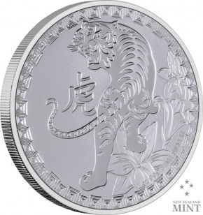 Niue - Lunar Tiger Silber 1 oz 2022