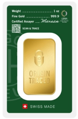 Goldbarren Argor-Heraeus Origin Traced - 1 oz