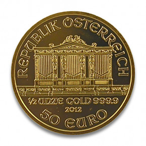 Wiener Philharmoniker Gold 1/2 oz verschiedene