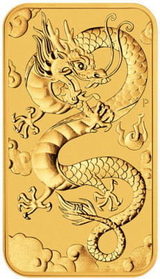 Dragon Rectangular Australien 2019 Gold 1 oz