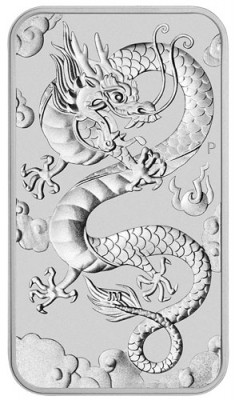 Dragon Rectangular Australien 2019 Silber 1 oz