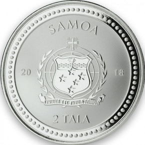 Seepferdchen Samoa 2018 Silber 1 oz