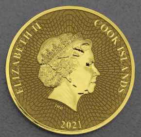 Cook Island Seestern Gold 1 oz 2021