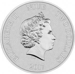 Niue - Lunar Hahn Silber 1 oz 2017